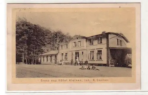 51432 Ak Gruß aus Hotel Kleinen Inhaber R. Donner 1909