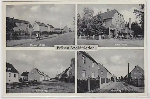 51402 Mehrbild Ak Prösen - Waldfrieden 1941
