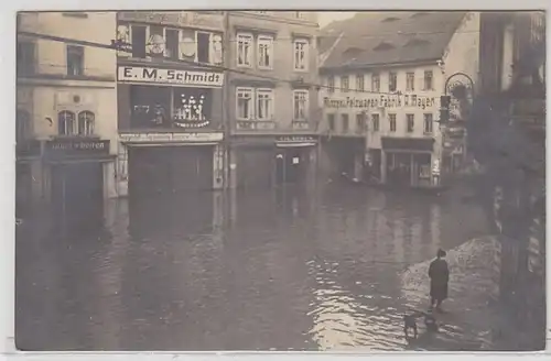51391 Foto Ak Meissen Hochwasser 1920