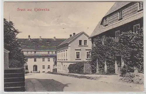 51384 Feldpost Ak Gruß aus Kleinwelka Ortsansicht 1915