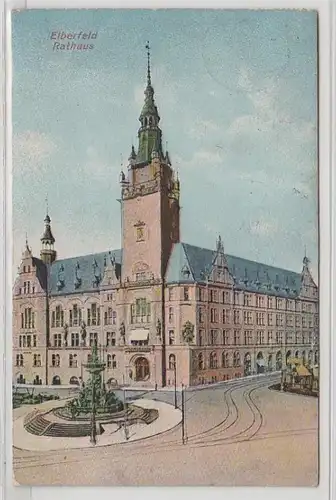 51358 Prage Ak Elberfeld Hôtel de ville 1911