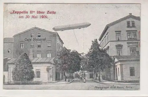 51240 Ak "Zeppelin II" Zeitz am 30. Mai 1909