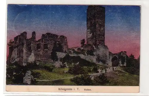 51172 Brevet Ak Königstein dans la ruine Taunus 1913