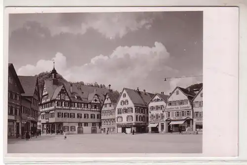 5117 Ak Urach Schwäb. Alb Marktplatz vers 1940