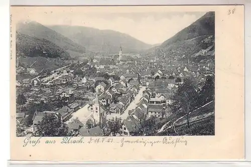 51168 Ak Salutation en Urach Vue d'ensemble 1901