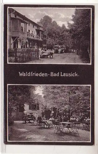 51161 Mehrbild Ak Bad Lausick Waldfrieden um 1910
