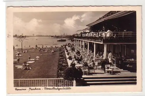 51147 Ak Hannover Maschsee Salle de bains de plage 1941