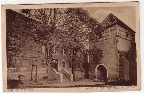51030 Ak Bad Düben altes historisches Schloss 1914