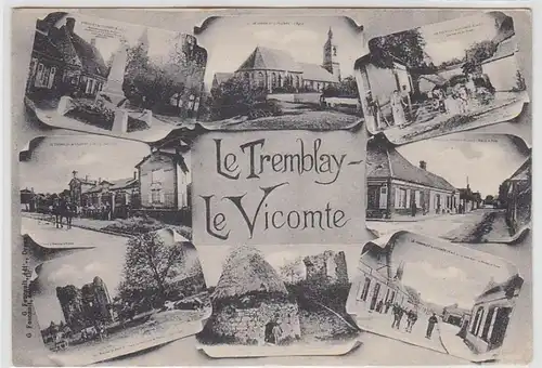 51021 Multi-image Ak Le Tremblay - le Vicomte France vers 1915