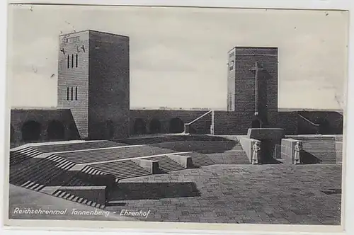 51001 Ak Reichsehrenmal Tannenberg Ostpreussen Ehrenhof 1938