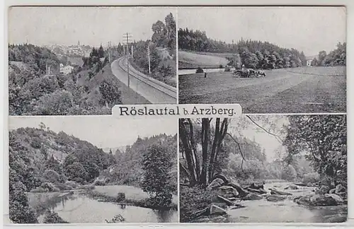 50979 Mehrbild Ak Röslautal bei Arzberg um 1920