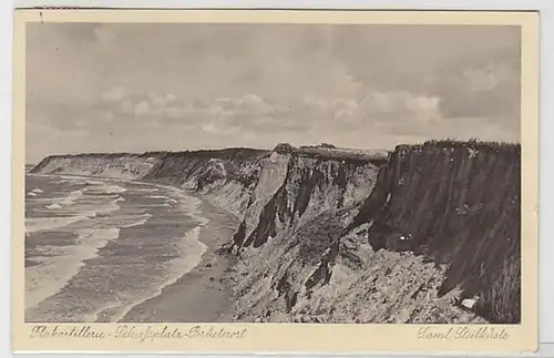 50957 Ak Flakartillerie Tir lieu de la Brussère de Saml. Côte raide 1938