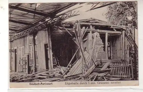 50918 Feldpost Ak Deutsch-Avricourt Lorraine détruit la vallée de l'E Silguy 1915