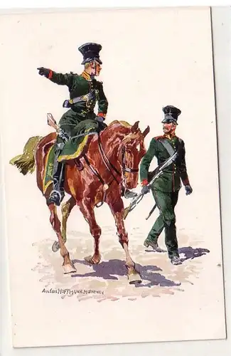 50882 Ak royal bavarois gendarmerie 1852