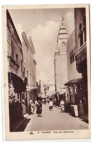 50869 Ak Tanger Maroc Rue des Siaghines 1937