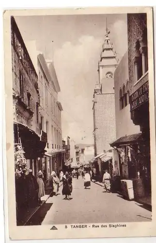 50869 Ak Tanger Marokko Rue des Siaghines 1937