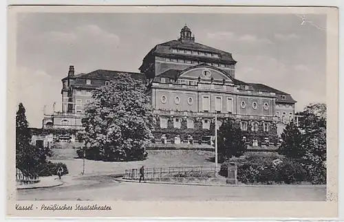 50865 Ak Kassel Théâtre d'Etat de la Prusse 1944