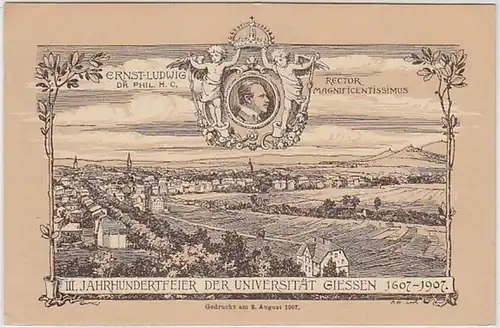 50842 Ak III. Jahrhundertfeier der Universität Giessen 1607-1907