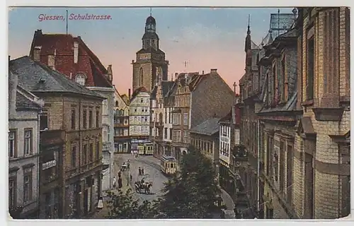 50841 Ak Giessen Schulstrasse 1925
