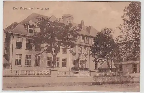 50815 Ak Bad Kreuznach Lyzeum um 1930