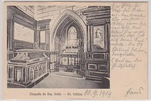 50801 Ak Chapelle de Ste. Odile St. Odilien im Elsass 1904