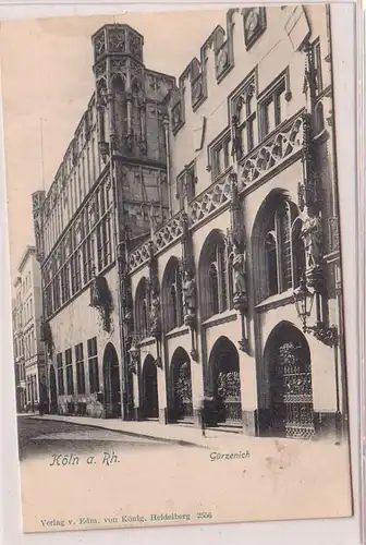 50796 Ak Cologne am Rhein Gürzenich vers 1910