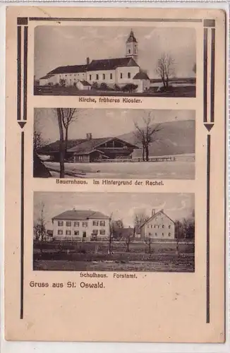 50777 Multi-image Ak Gruss de St. Oswald 1919