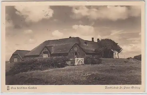 50746 Ak Nordseebad St. Peter Bauernhaus 1931