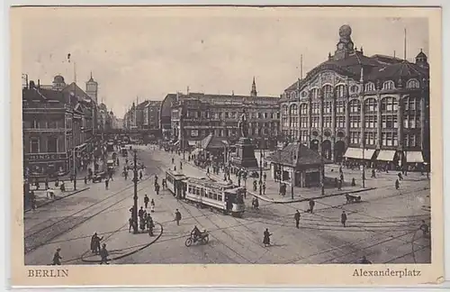 50745 Ak Berlin Alexanderplatz avec trafic 1926