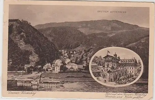 50743 Mehrbild Ak Großer Winterberg mit Hotel 1926