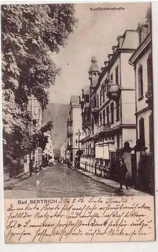 50732 Ak Bad Berthich Kurfürstenstrasse 1906