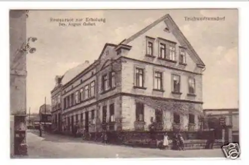 50682 Ak Teichwolframsdorf Gasthaus "Zur Erholung" 1910