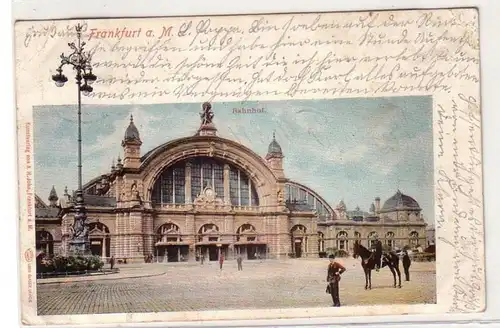 50568 Ak Frankfurt am Main Bahnhof 1903