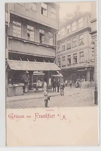 50555 Ak Salutations de Francfort sur Main Schirn vers 1900