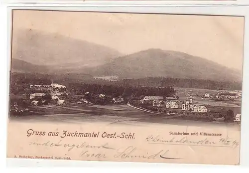 50513 Ak Salutation en manteau de Zuckhausen Oest.-Silésie 1899