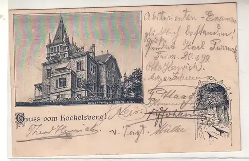 504990 Ak Salutation du Kockelsberg 1899