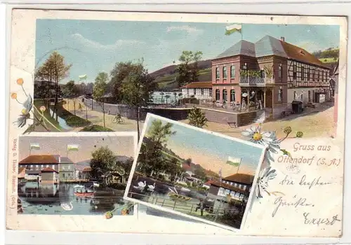 50461 Mehrbild Ak Gruß aus Ottendorf S.-A. Gasthaus 1904