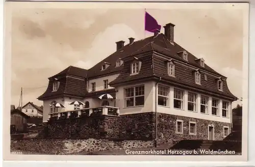 50456 Ak Hôtel frontière Hergoß près des forêts de München 1936