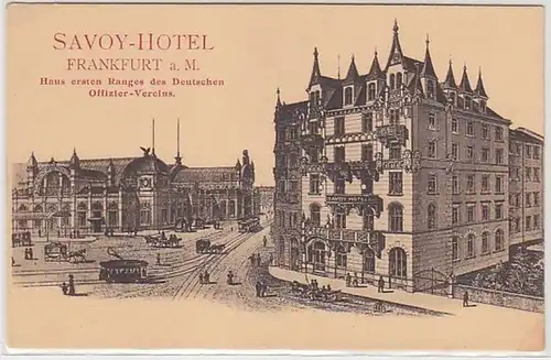 50448 Ak Frankfurt am Main Savoy Hotel vers 1900