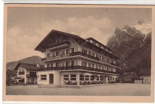 50434 Ak Mittenwald Alpenhotel Erdt 1932