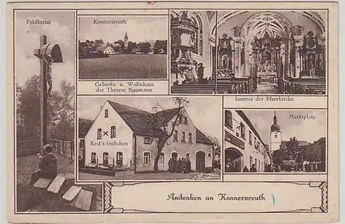 50363 Mehrbild Ak Andenken an Konnersreuth 1930