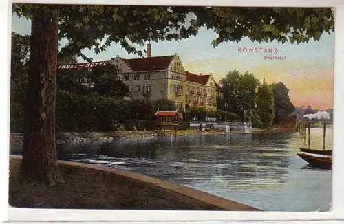 50334 Ak Konstance Hôtel île 1911