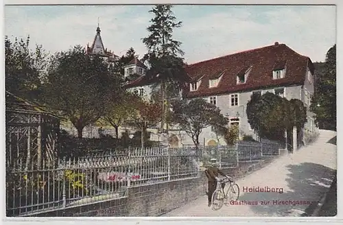 50319 Ak Heidelberg Hostel zu Hirschgasse vers 1910