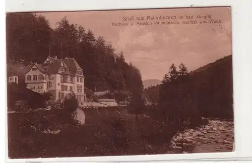 50314 Ak Gruß aus Raumünzach im badischen Murgtal 1915
