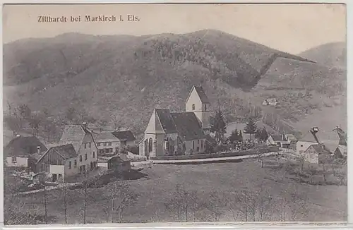 50309 Feldpost Ak Zillhardt près de Markirch en Alsace 1915