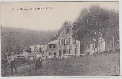 50293 Feldpost Ak Ferme Haycot chez Markirch en Alsace 1915
