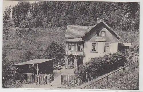 50285 Feldpost Ak Forsthaus Pfellschule près de Markirch en Alsace 1916