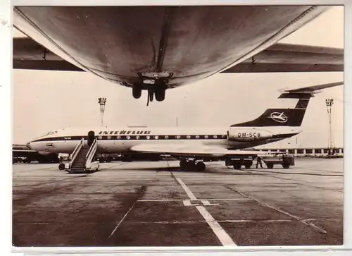 50240 DDR Ak jet d'air de turbine Aéronautique TU 134 1975