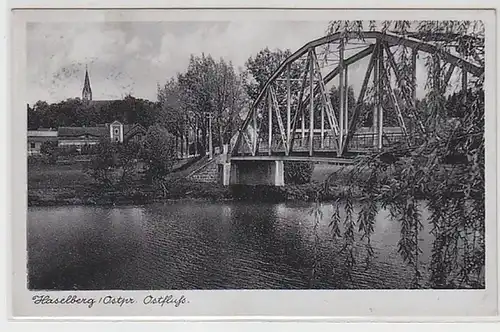 50225 Ak Haselberg Ostpreussen Ostfluss 1942