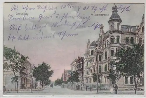 50169 Feldpost Ak Insterburg Wilhelmstrasse 1915